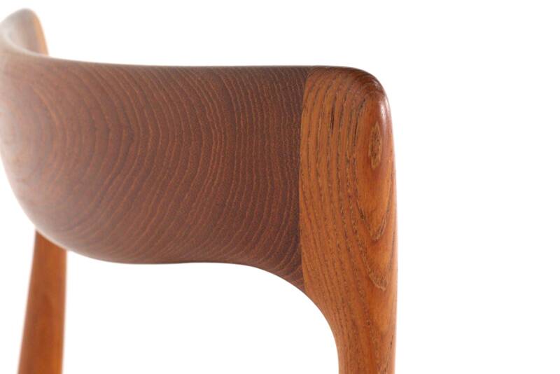 Ensemble de 6 chaises Arne Vodder pour Vamo Møbelfabrik - design danois en teck