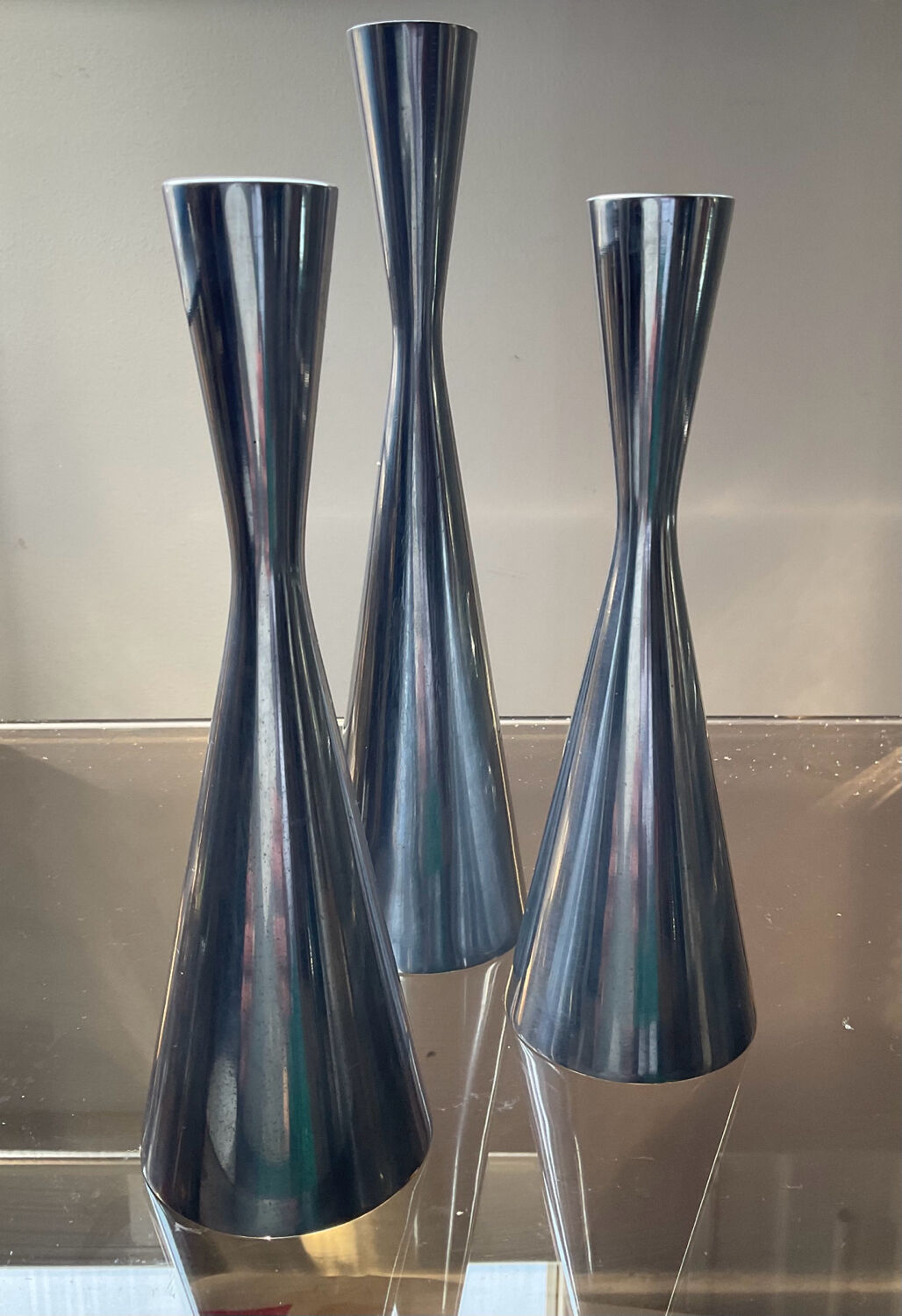 Trio of Diabolo candle holders by Érika Pekkari for Ikea