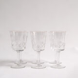 Set of 6 wine glasses - Bordeau - by Zéphir Busine for the Verreries de Boussu 1960s