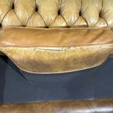 Leather Chesterfield sofa