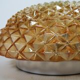 Amber vintage ceiling lamp
