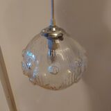 Vintage glass pendant lamp