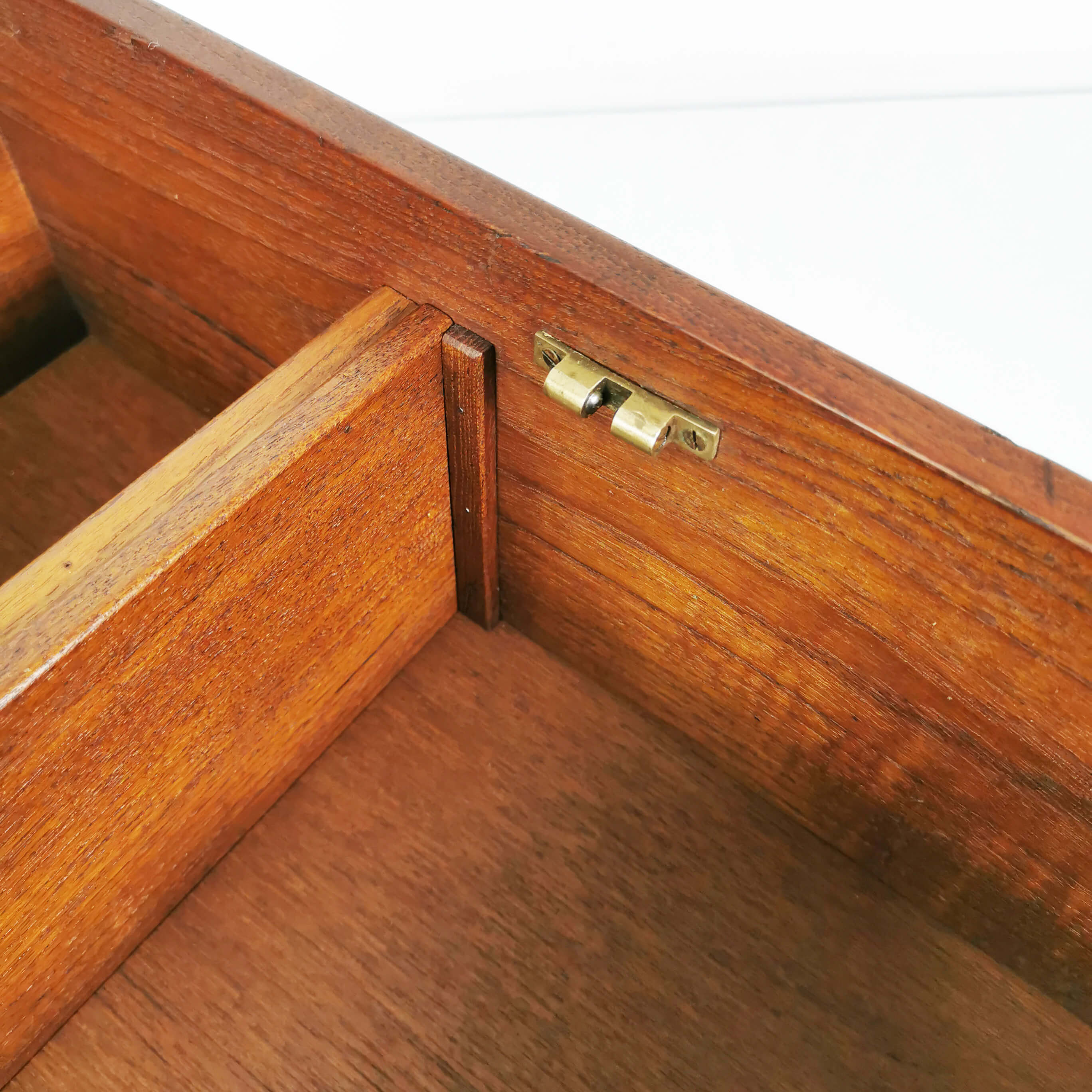 Minimalist teak wall cabinet, Denmark, 1960s