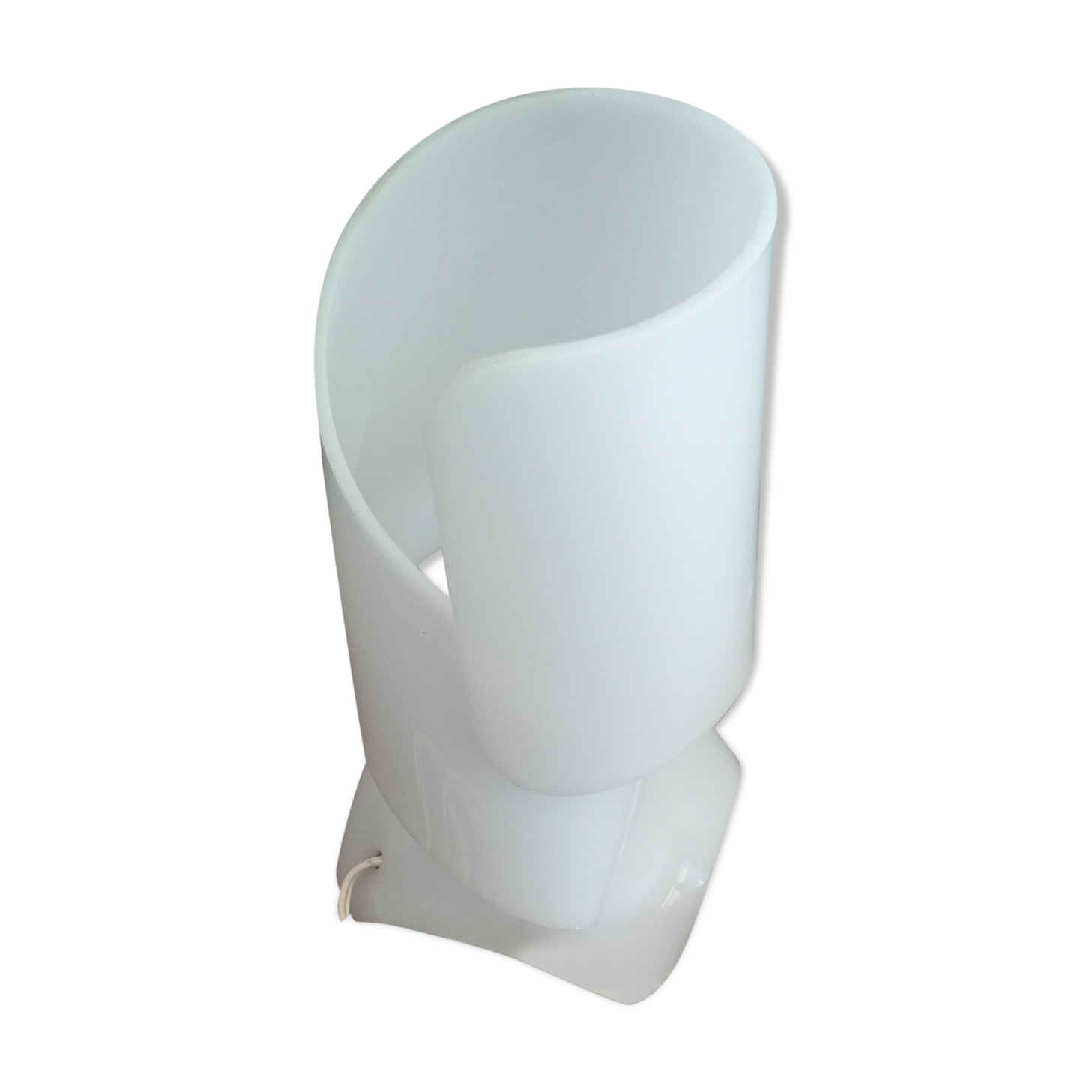 Thermoformed Plexiglas Bedside Lamp Vintage 60/70