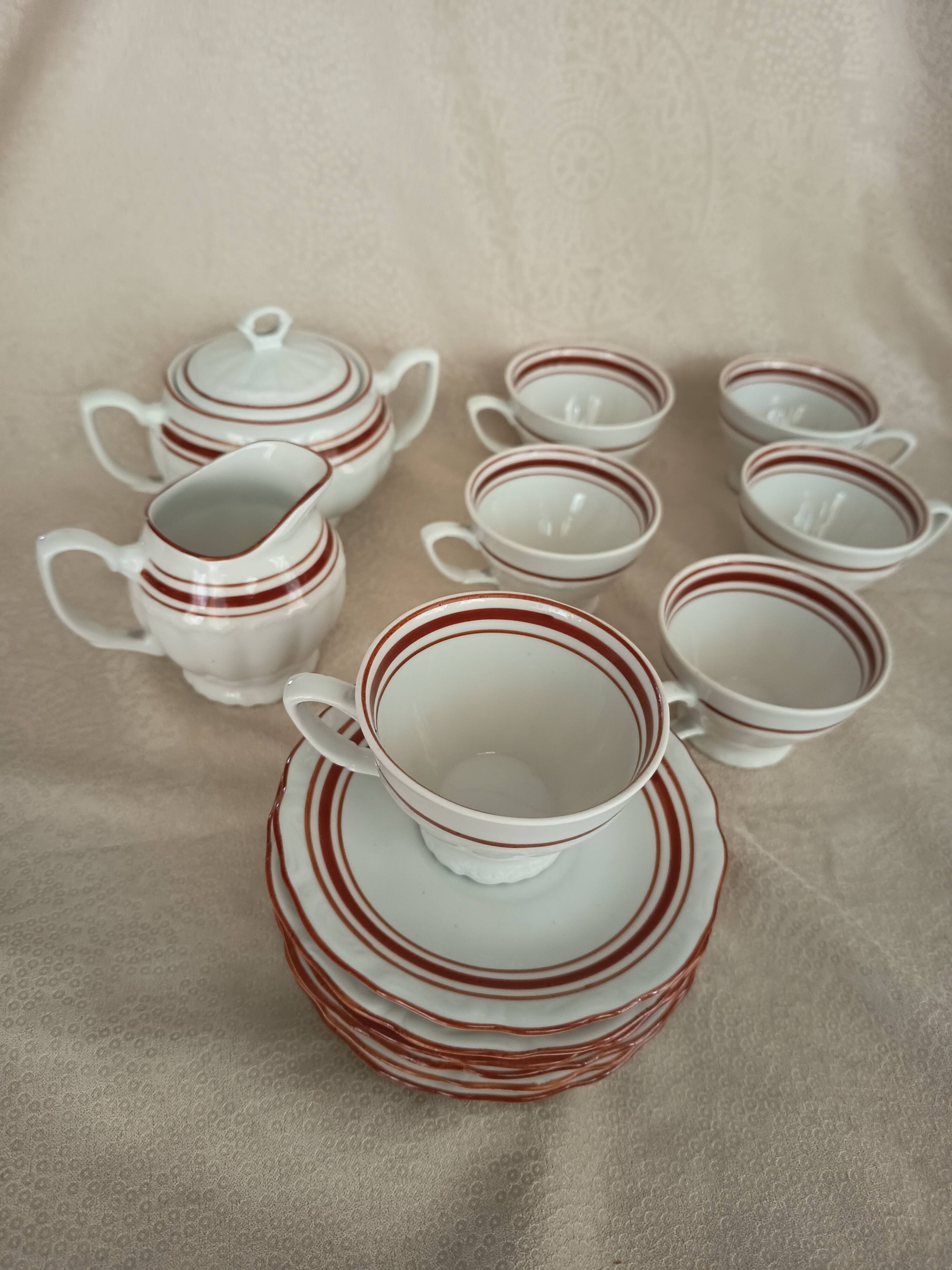 Tea service Porcelain Bogucice