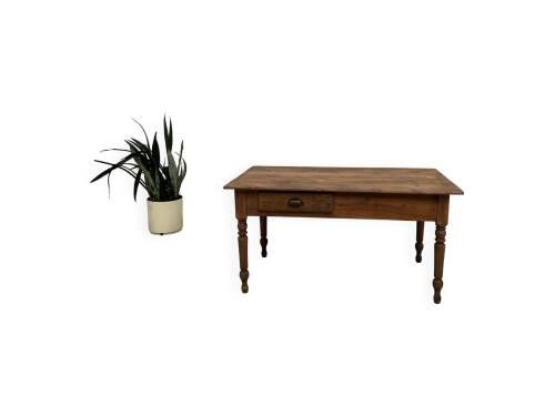 Farm work table in solid pine, 1950s
