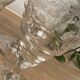 Set of 4 wine glasses on short stem