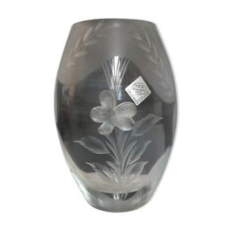 Vase en cristal