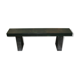 Banc bois et métal