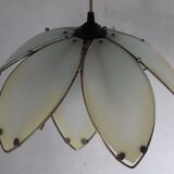 Green Lotus shape glass hanging
