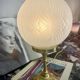 Lampe art déco avec pied en bronze