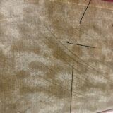 Work by Gérard Dechamps, painting using sewing and chalk techniques