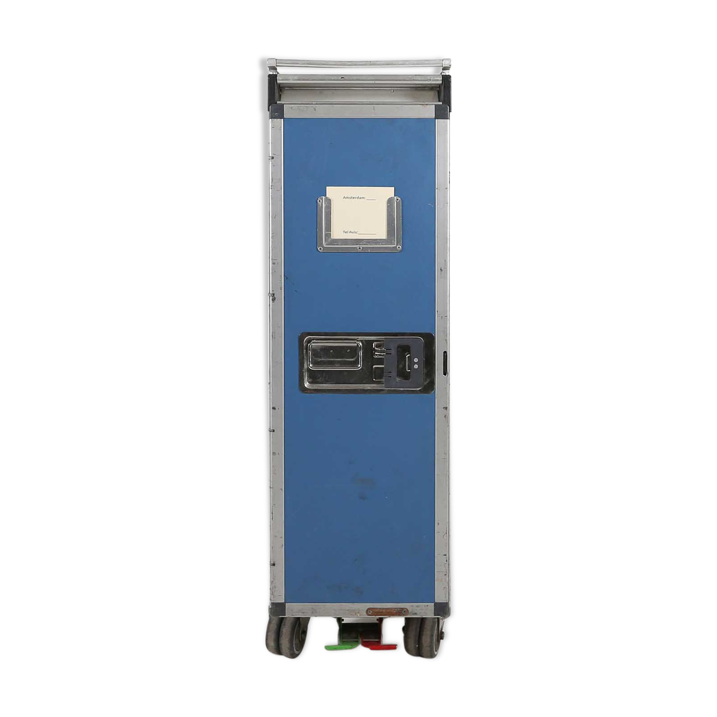 Chariot d’avion industial bleu Ca.1980