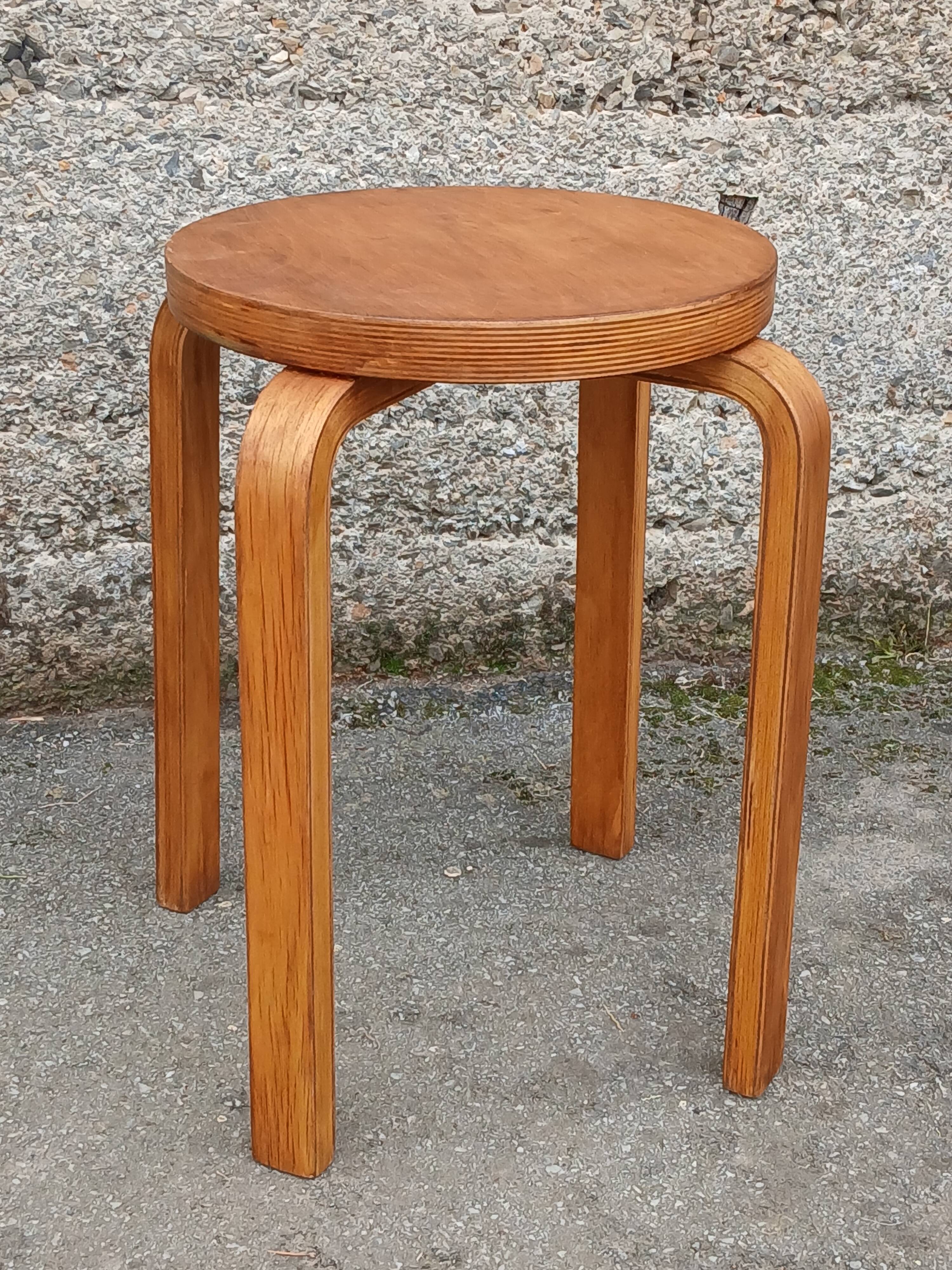 Alvar Aalto stool from the 1950s/60s