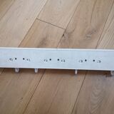 Large patère Kartell made in Italy vintage white plastic