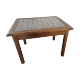 Handcrafted solid oak table 110 x 90cm