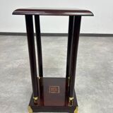 Secession pedestal in mahogany