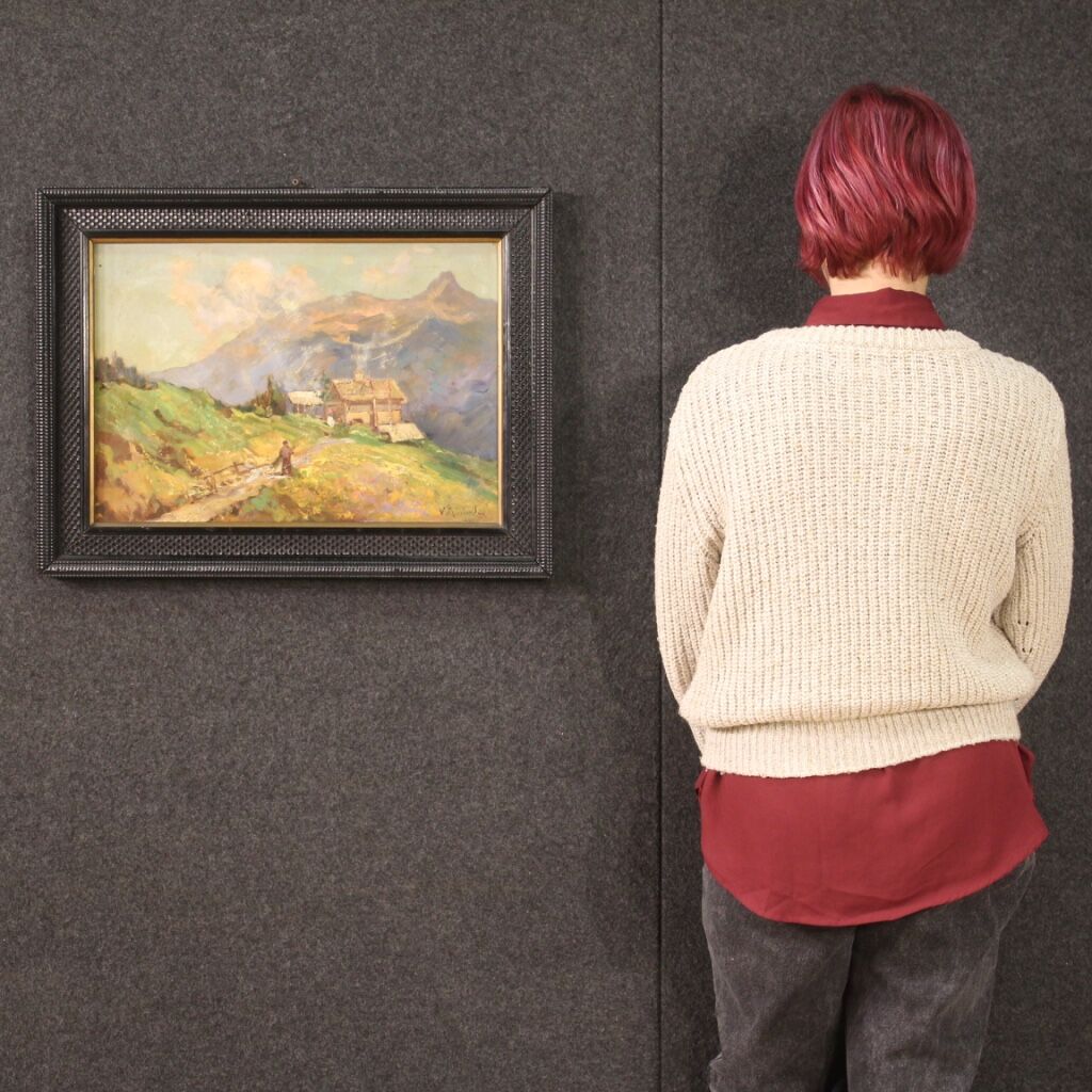 Signed landscape from the 1950s