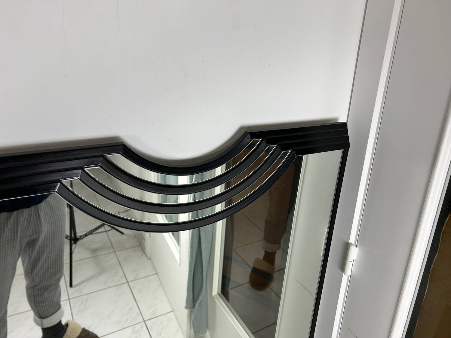 Vintage Deknudt mirror art deco style