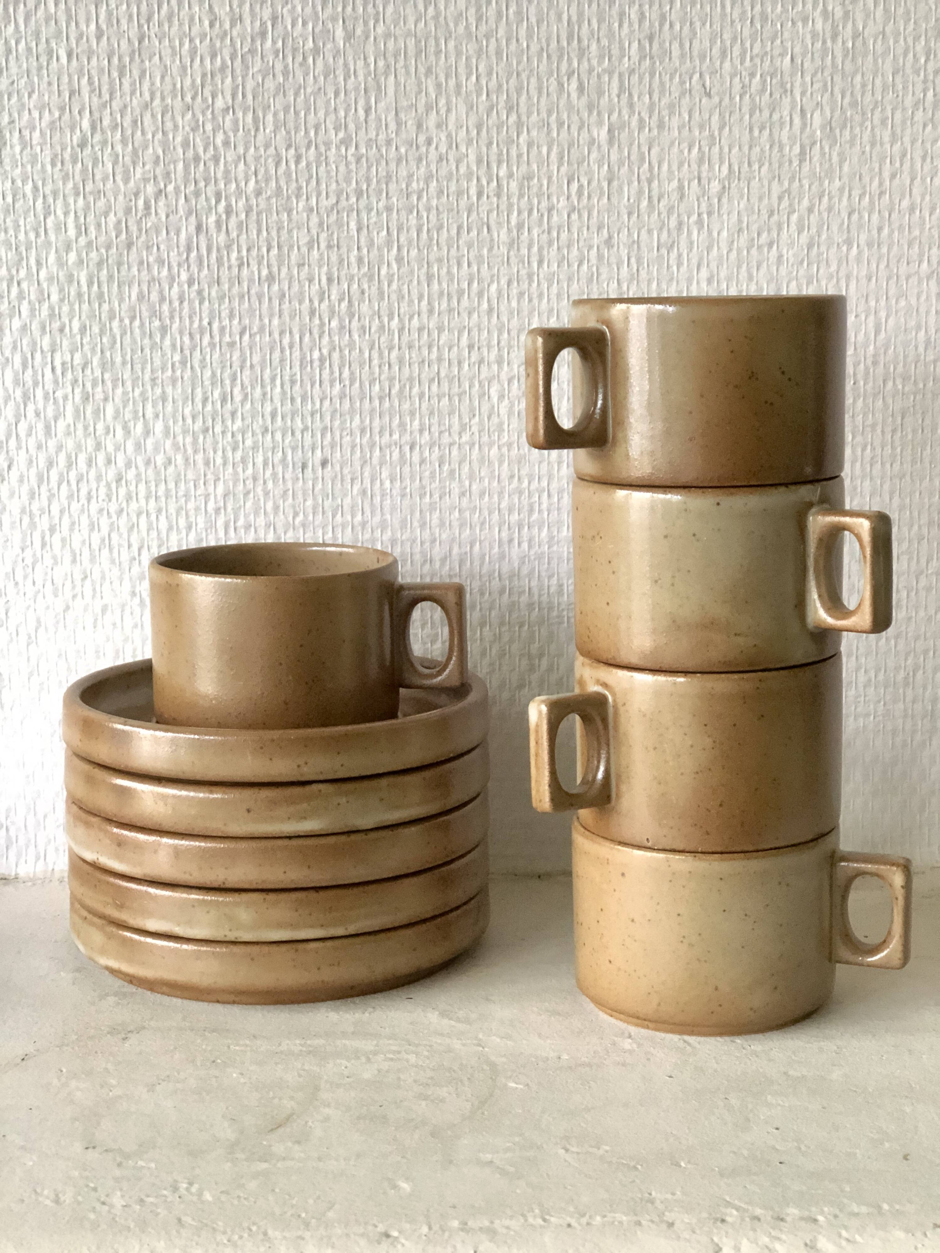 Brenne Stoneware Coffee Cups