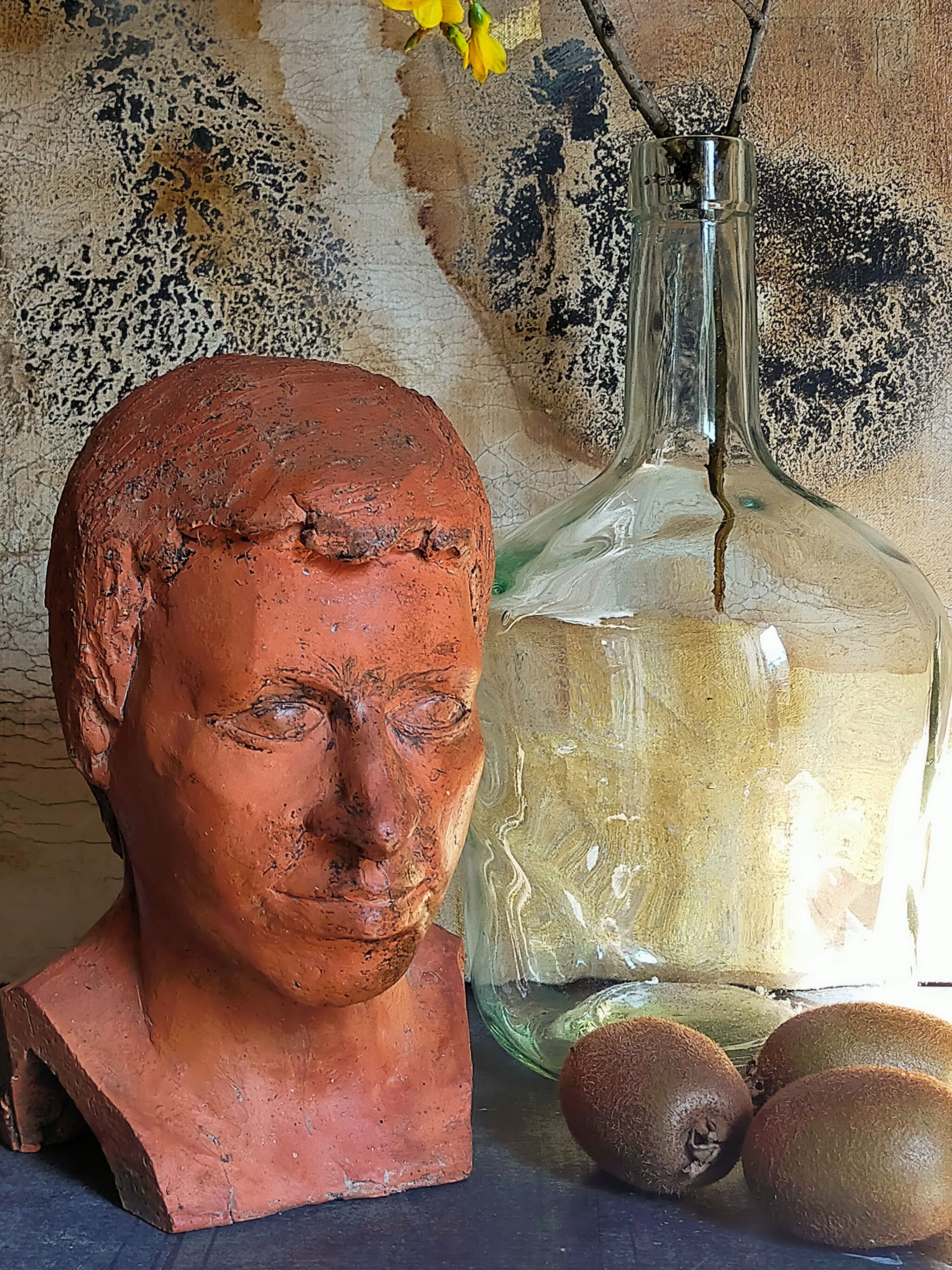 Young man's head original artist modeling