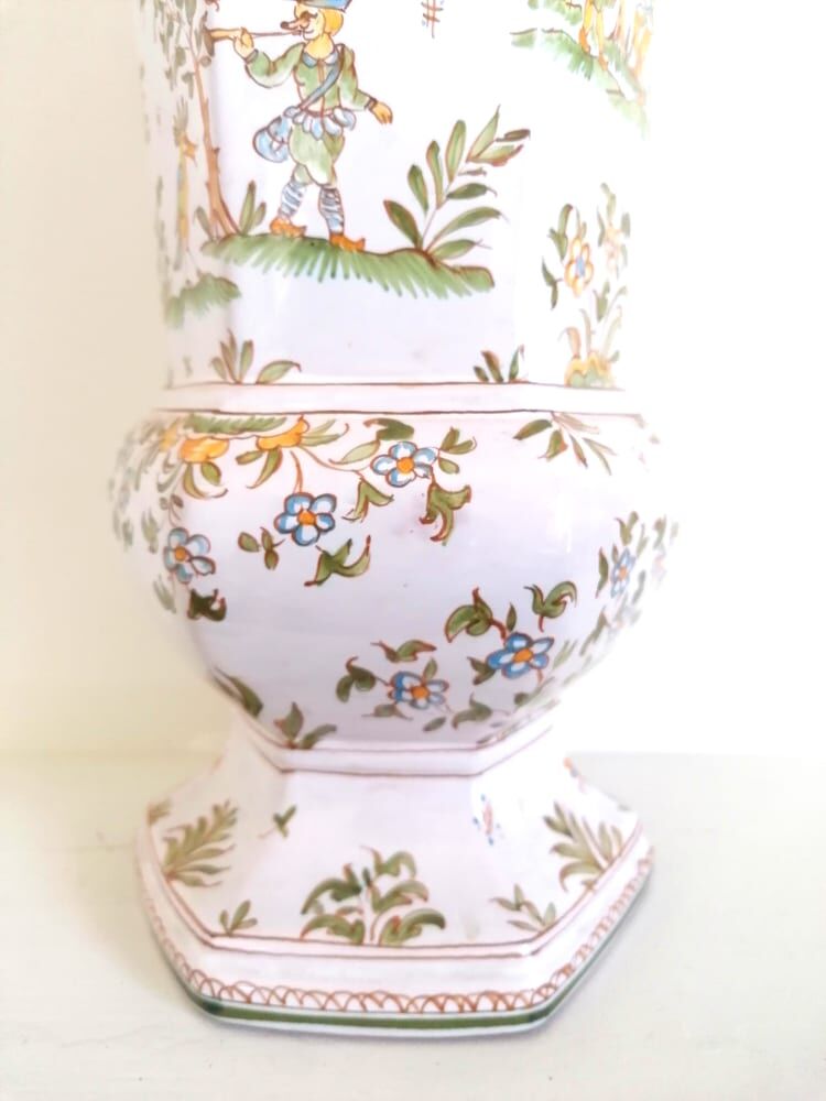 Vase Lallier in Moustiers 39cm