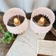 Duo de lampes romantiques en bronze