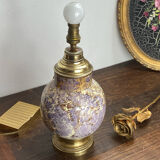 Ceramic and brass lamp