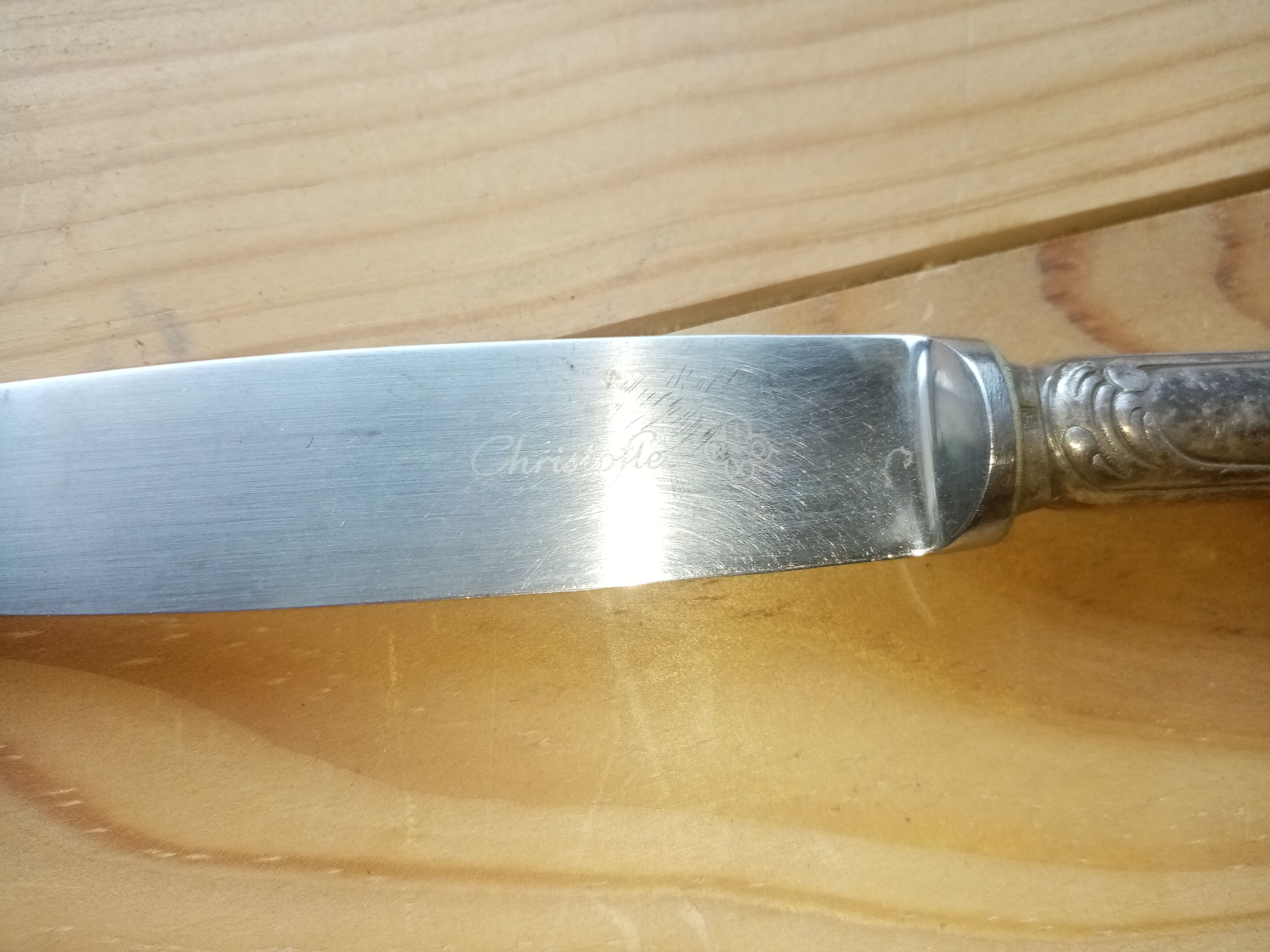 4 chritophle dessert knives