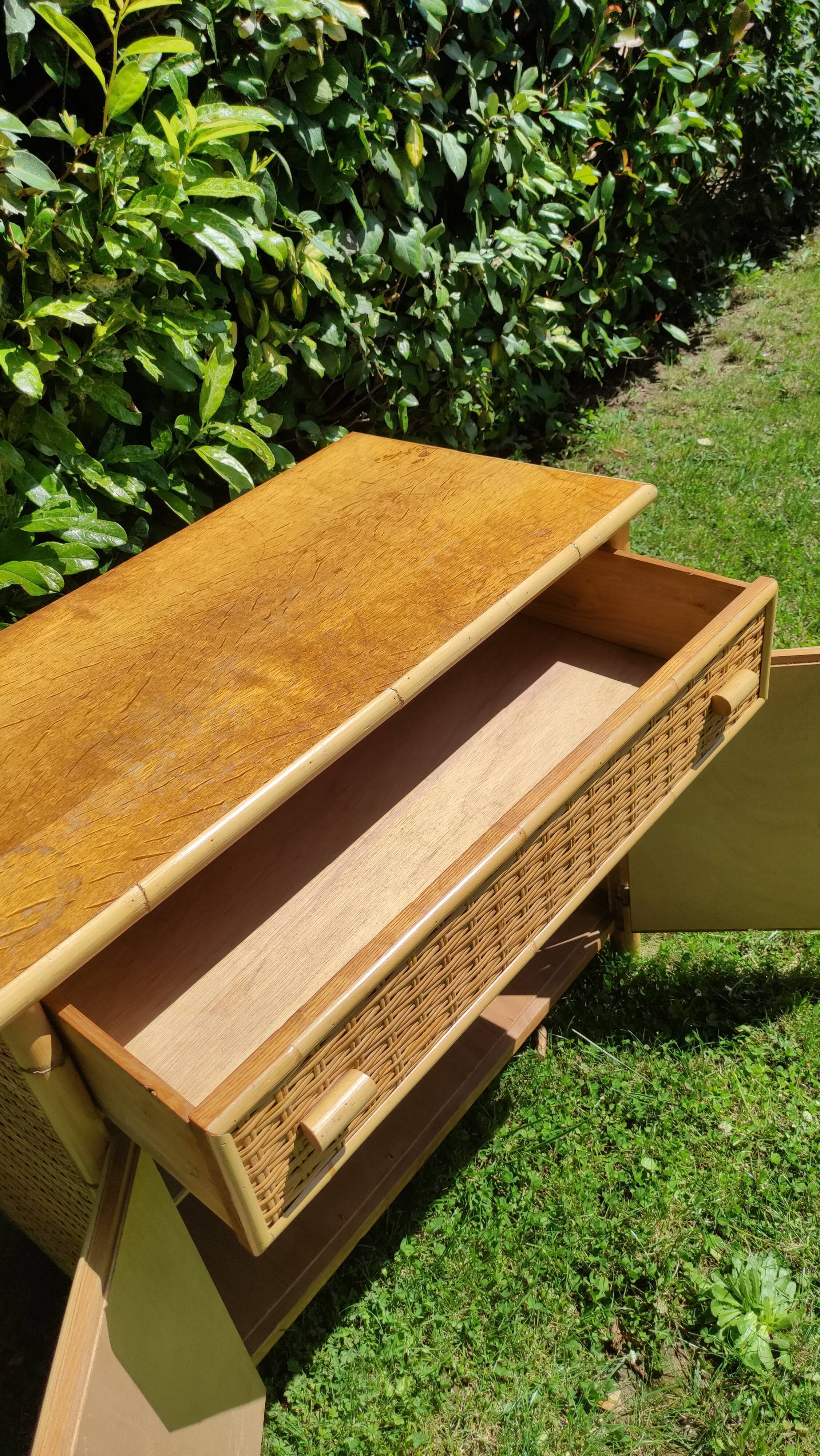 Vintage rattan and bamboo furniture