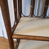 Rattan shelf