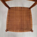 1950s vintage chair, hand-woven chiavarina
