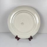 Round plate Villeroy & Boch, Bordeaux rim, early 20th century.