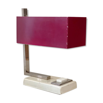 Lampe de bureau mid century avec un abat-jour rectangulaire
