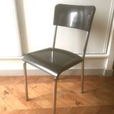 René Herbst black Bakelite chair 1940