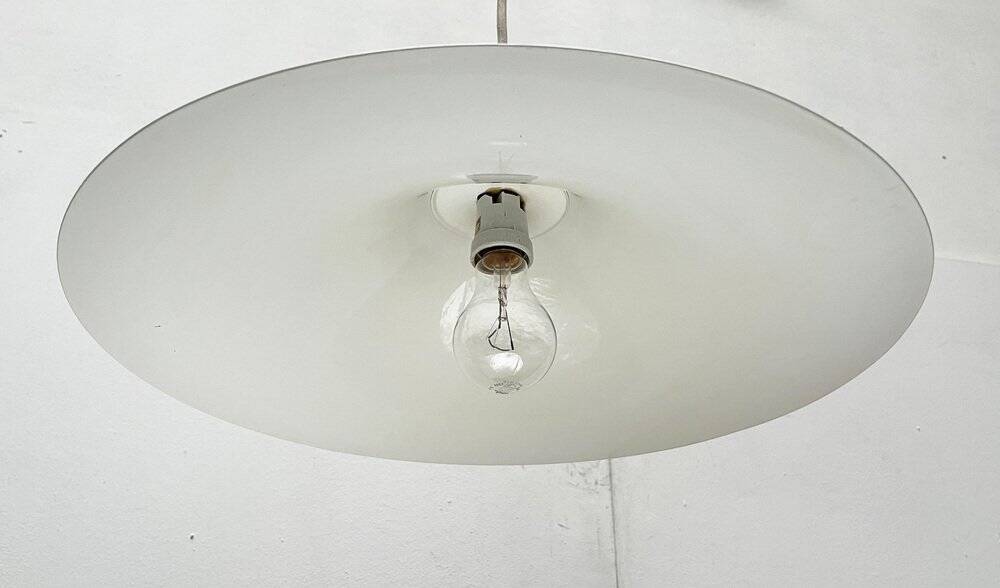 Semi-suspended space mid-century lamp by Bondrup & Thorup for Egoluce, Italy, 1970s.