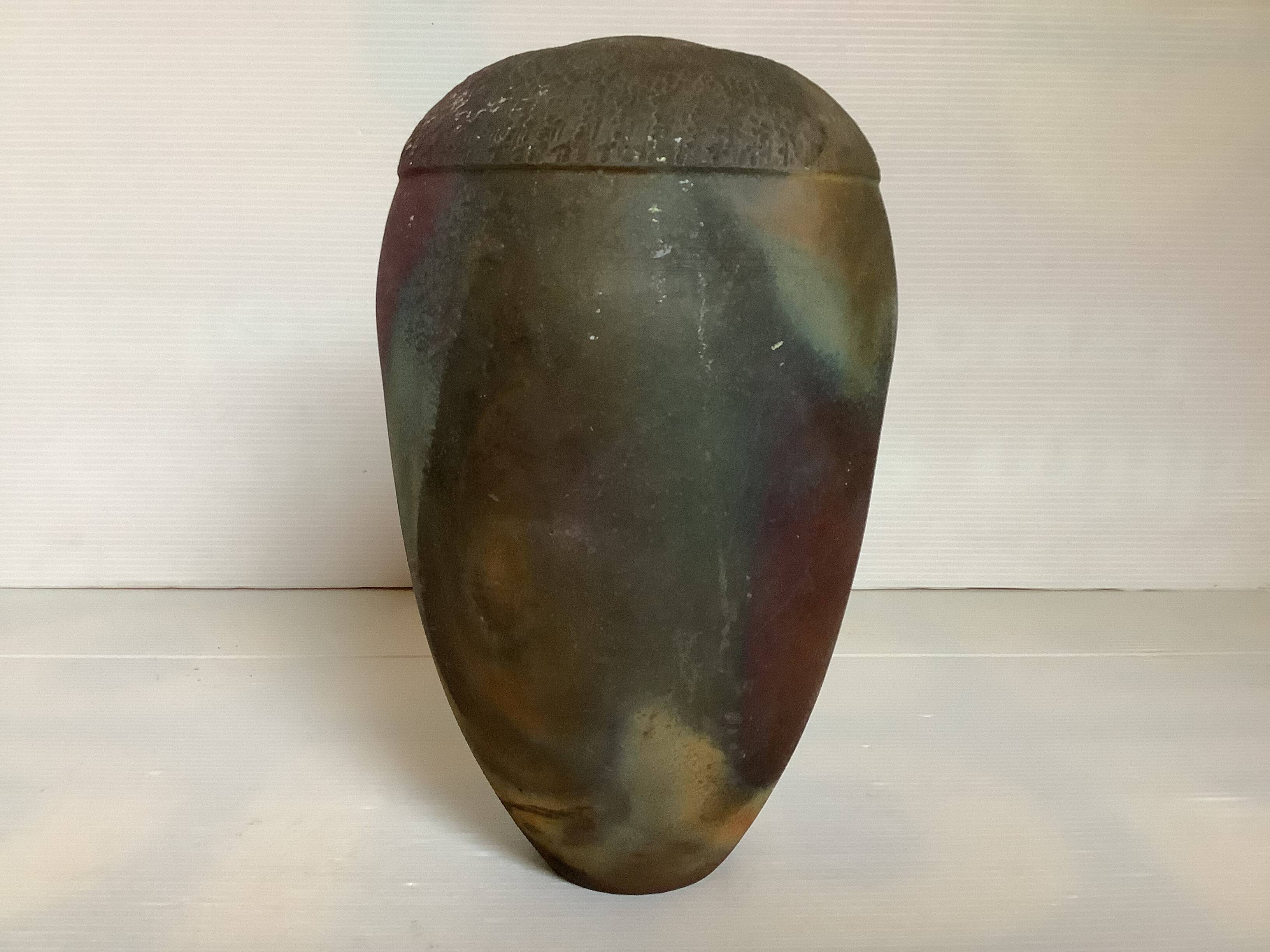 Asymmetrical vase by ceramicist Van Gompel