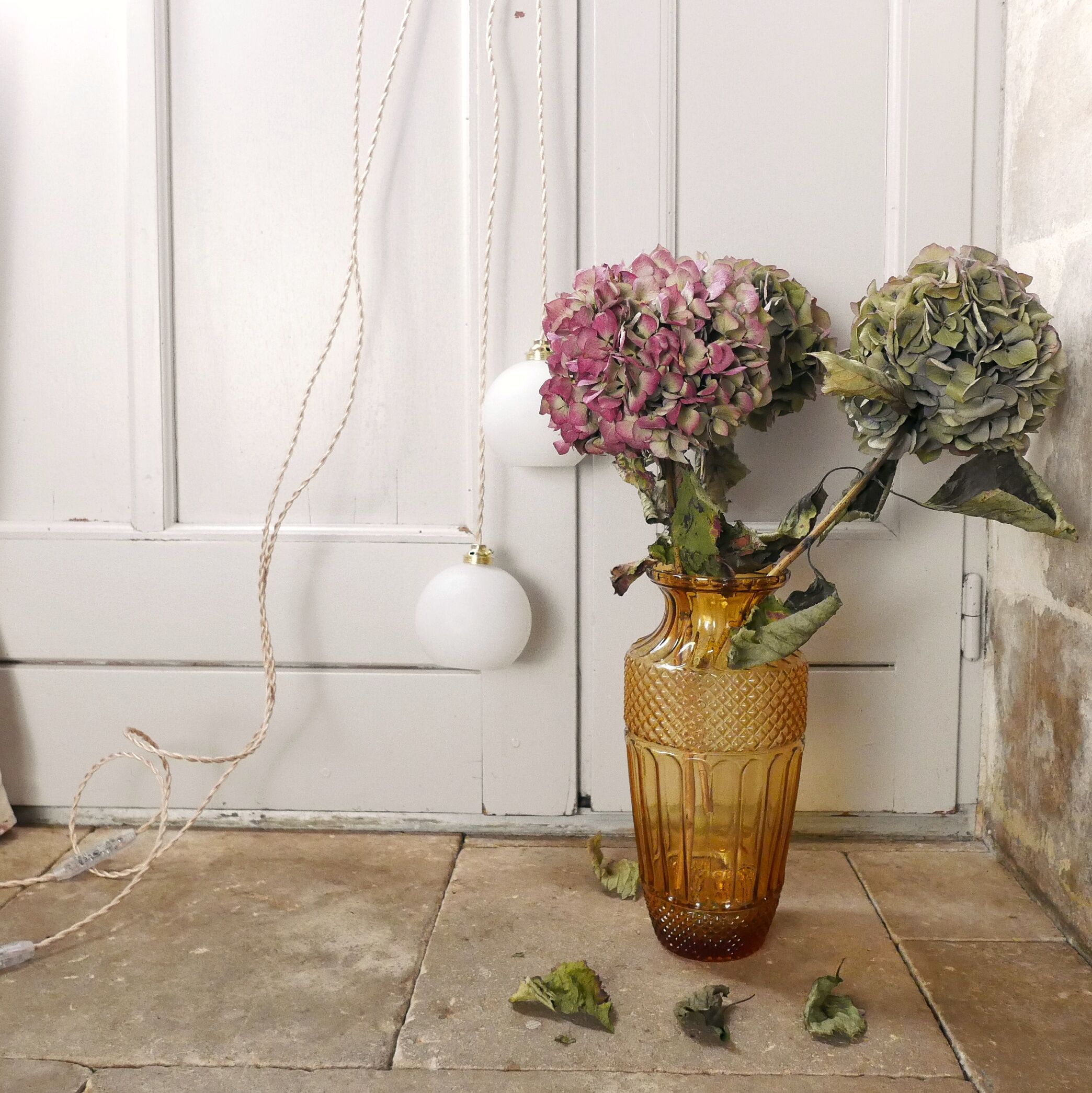 Vase ambré