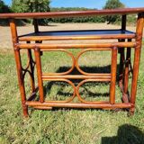 Bamboo and rattan desk