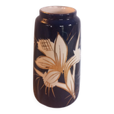 Vintage ceramic vase West Germany - Scheurich 638-20 cobalt blue
