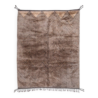 Tapis boujaad décoré tissé en laine taille 250cm×150cm