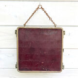 Former barber triptych mirror 77x24cm