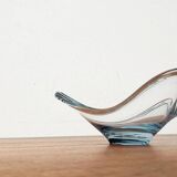 Danish glass bowl from the mid-century by Per Lütken for Holmegaard, 1960s.