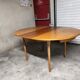 Table ronde scandinave vintage