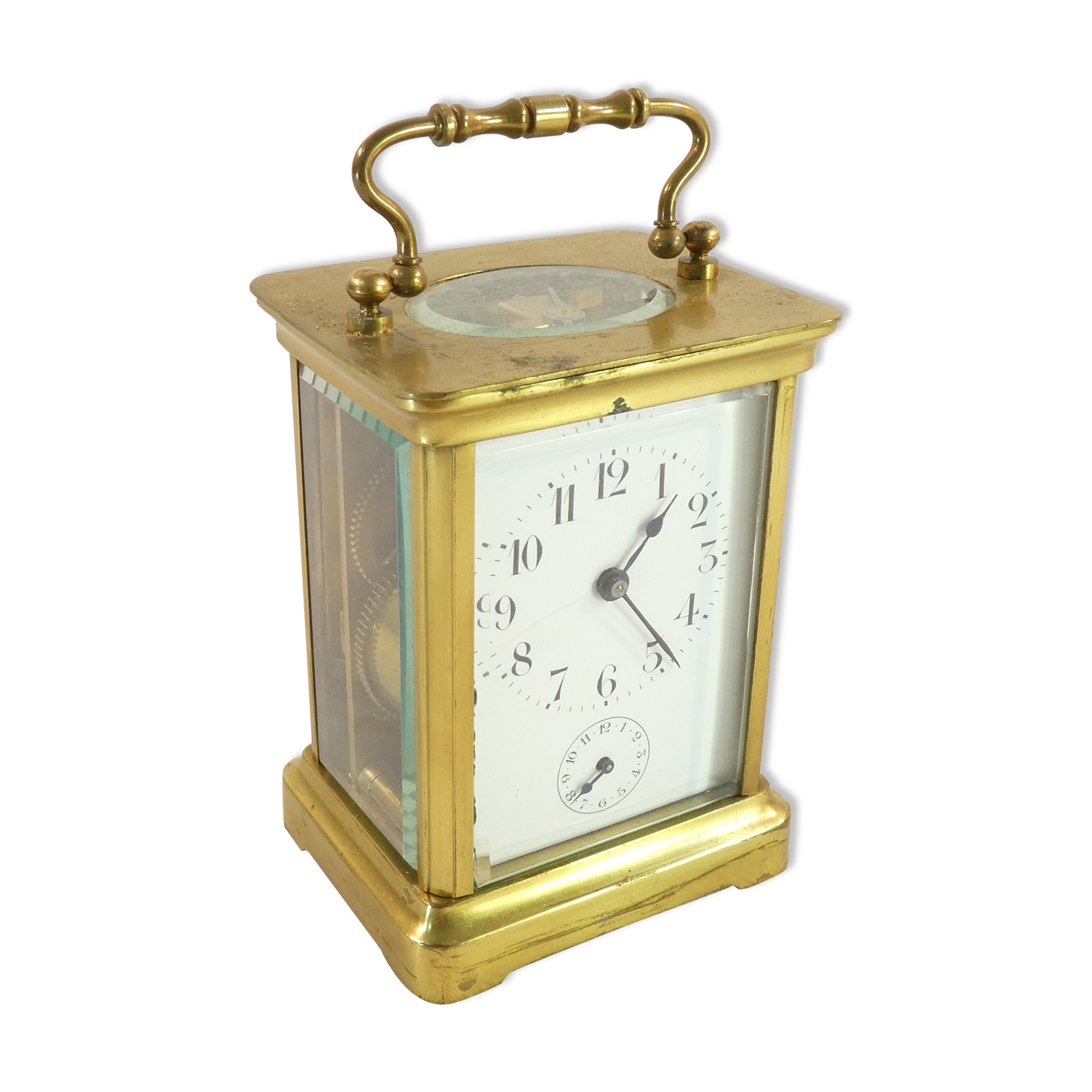 Officer's clock with functioning bell