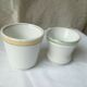 2 cups brulots in porcelain thick bistro late 19 eme