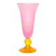 Vase à pieds hauts en rose vif