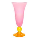 Vase à pieds hauts en rose vif