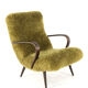 Doodly armchair - mid century modern - one off a kind upholstery