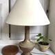 Pair of sandstone lamp